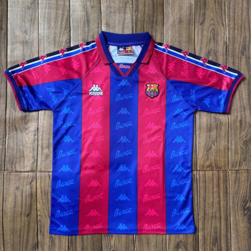 1995-96 Barcelona home short sleeves 2 (retro)