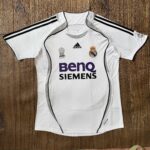 06-07 White Real Madrid Home Short Sleeve 2 (retro)