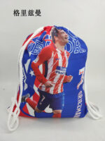 Football star drawstring bag