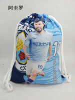Football star drawstring bag