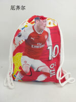 Football star drawstring bag