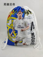 Football star drawstring bag