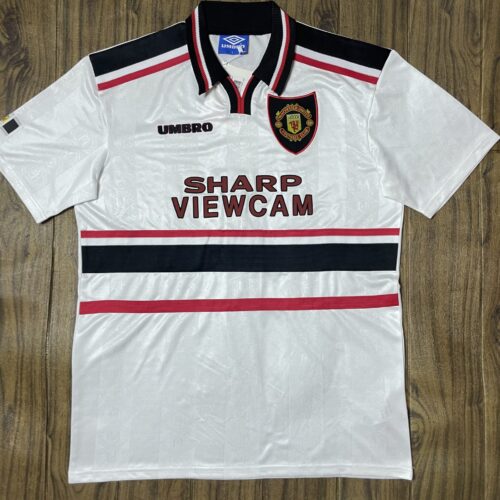 bffd202a 98-99 Manchester United away short sleeve 3 (retro)