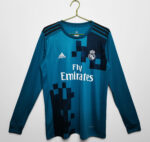 Long sleeve: 2017/18 Real Madrid second away game retro 0B 9 (retro)