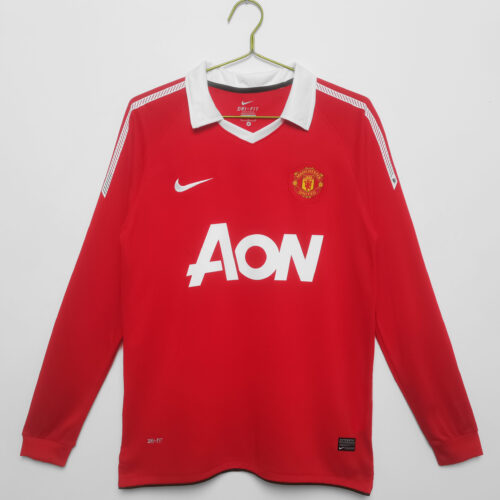 81f6f38b Long sleeve: 2010/11 Manchester United home retro 3B 12 (retro)