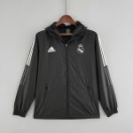2022 Real Madrid Black Windbreaker