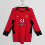 Long sleeve: 2002/04 Manchester United home retro 3B 8 (retro)