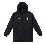 New Real Madrid black cotton jacket with blue edges