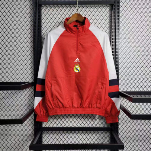 Real Madrid red windbreaker