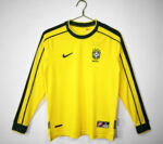 Long sleeves: Brazil home team in 19989 (retro)